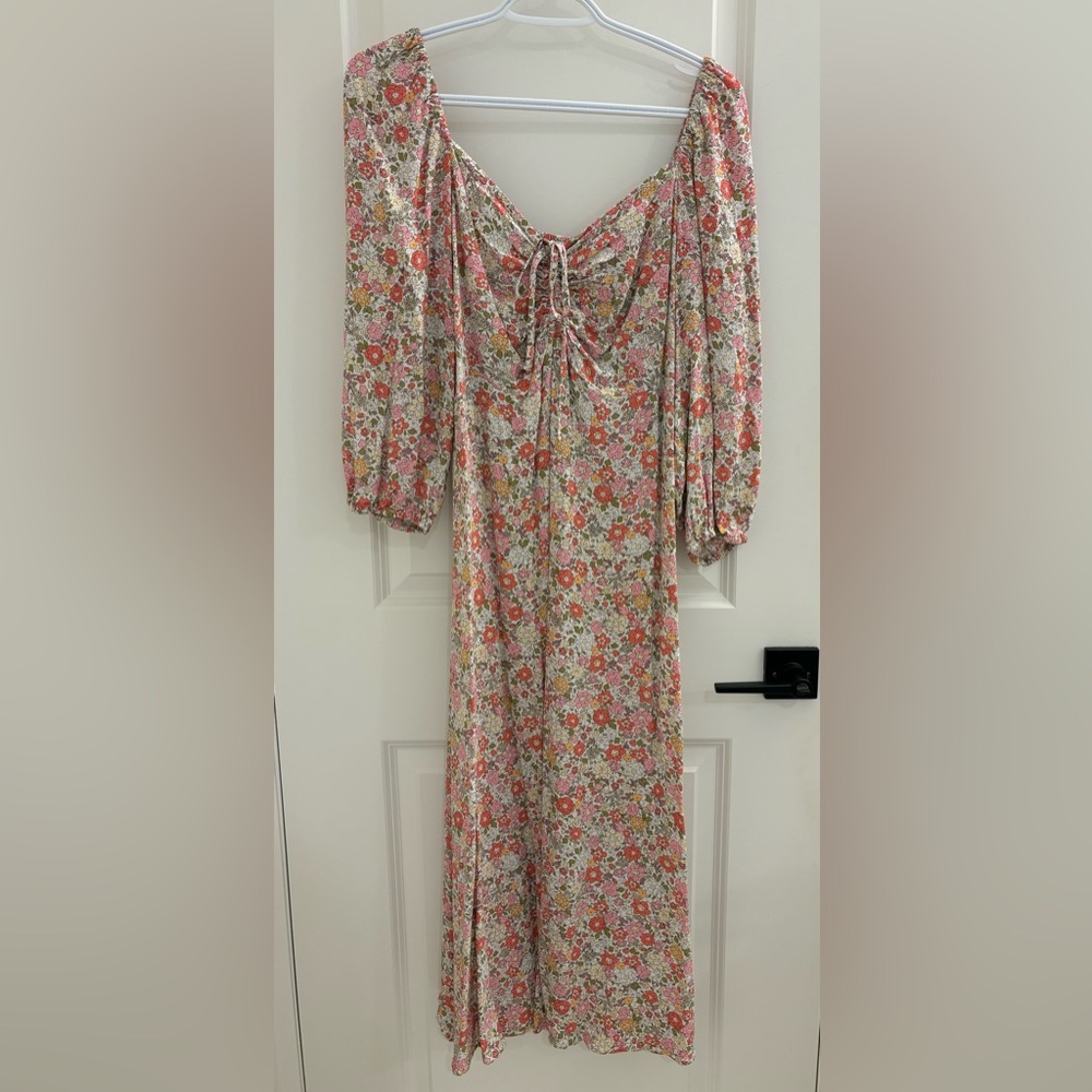 Floral midi dress